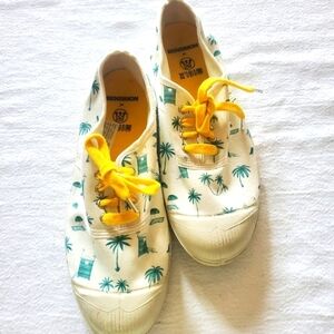 Bensimon Palm Tree Summer Vibes Sz 3.5 Sneakers